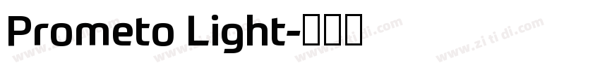Prometo Light字体转换